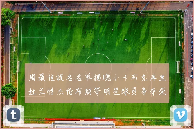 周最佳提名名单揭晓小卡布克库里杜兰特杰伦布朗等明星球员争夺荣誉